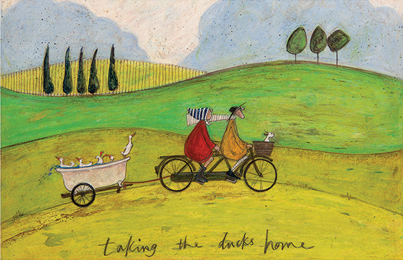 Taking the ducks home Sam Toft